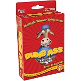 University Games Dumb Ass Card Game: Modern, Family, Humor &amp; Trivia, 14+ | Dumb Ass Team Trivia Party Card Game, Funny Adult Quiz Game for Game Night, 4+ Players, Ages 12+