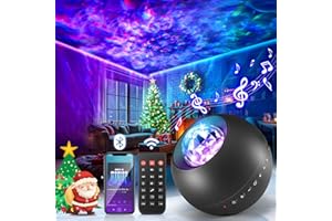 One Fire Galaxy Projector, Vibrant Galaxy Light Projector, White Noise & Bluetooth Room Lights for Bedroom,Remote Timer Kids Night Light,Cute Room Decor for Teen Girl Christmas Gifts