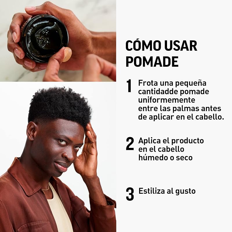 - Pomada, cera para cabelo masculino, alta fixação, forte e duradoura, proporciona definição e brilho, acabamento flexível, para cabelo de qualquer comprimento
