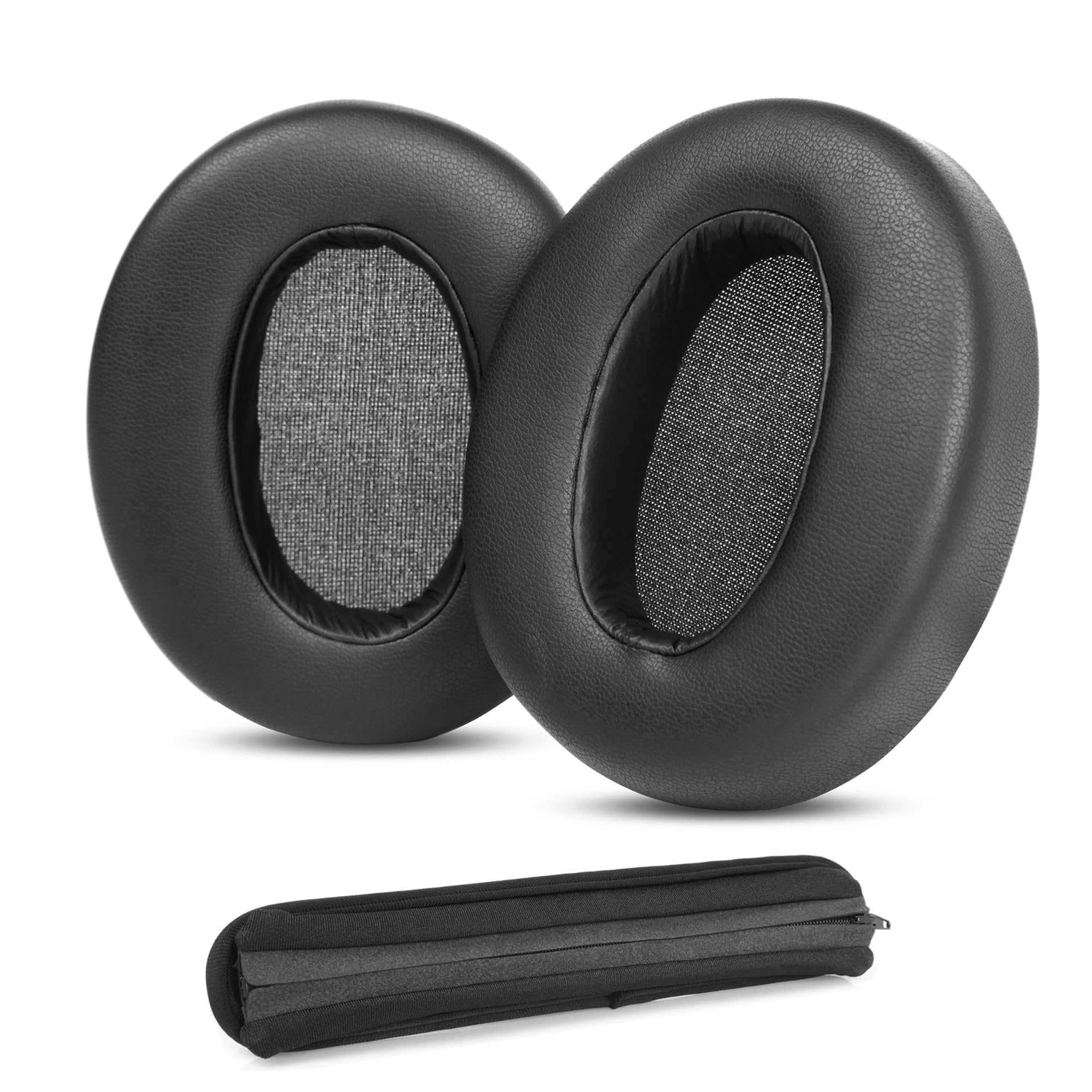 WH-XB910N Ear pads and Headband Cover Replacements Compatible with Sony WH-XB910N XB910N Headphone Earpads Cushion (Protein Leather/Memory Foam) Headband Cushion with Breathable Fabric