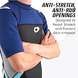 Osprey Origin Shorty 3mm Wetsuit Short Sleeve Blue XS Men’s Surfer Diving view 5