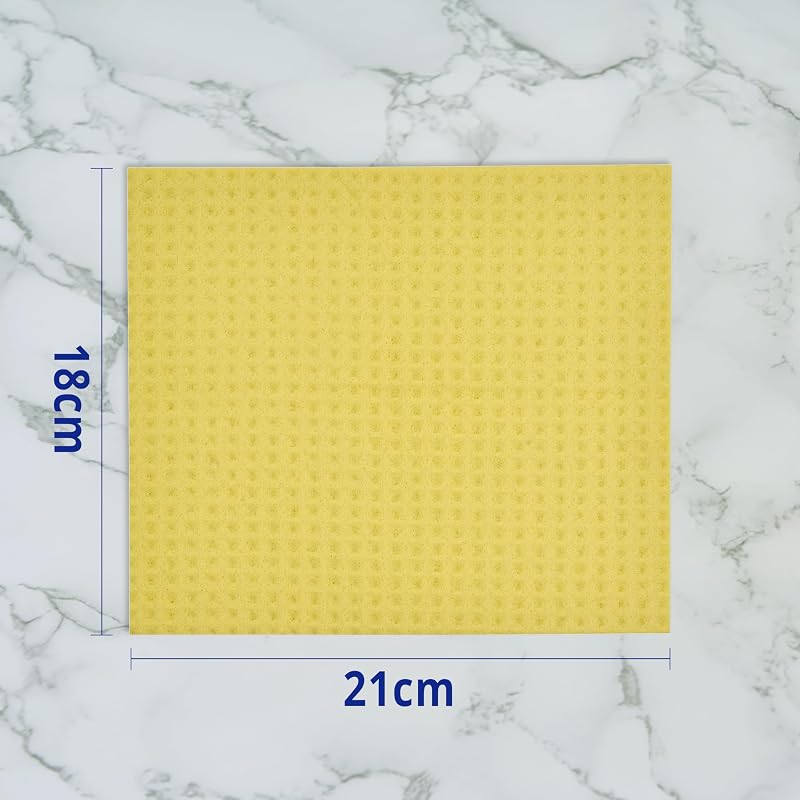 Carréponges The Essentials | Éponges Vaisselle Plates pour Nettoyage Cuisine et Salle de Bain | Lot de 48 (12 x 4)