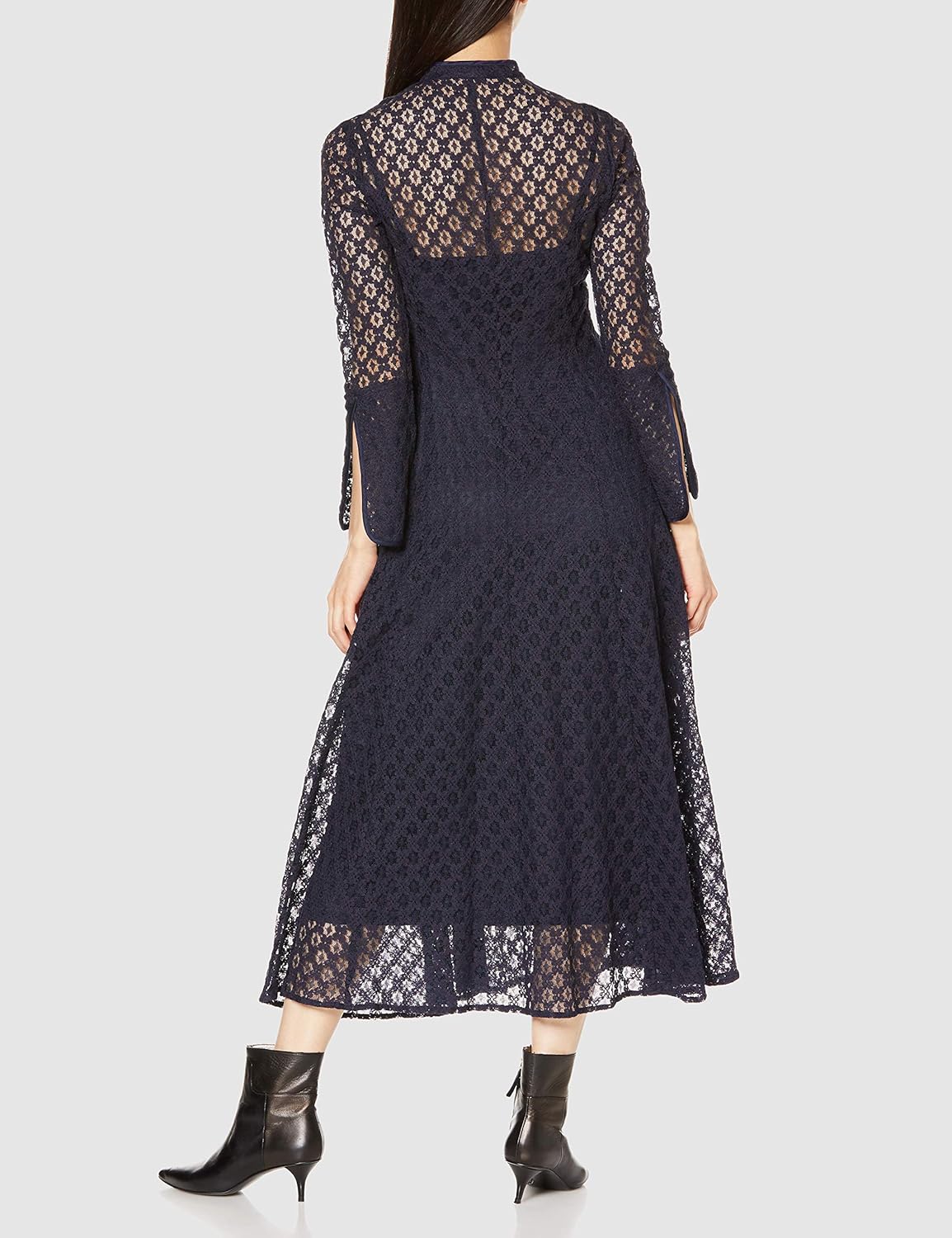 Amazon リリーブラウン チャイナレースワンピース Lwfo レディース Nvy F ワンピース チュニック 通販