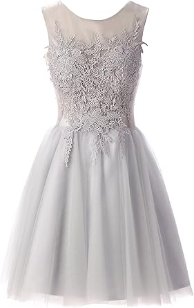 silver cocktail gown