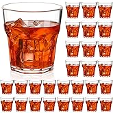 Tioncy 30 Pcs Acrylic Whiskey Glasses 9oz Shot Glasses For liqueur Unbreakable Stackable Beer glass for Drinking Water Vodka Cocktail Beer Party Bar