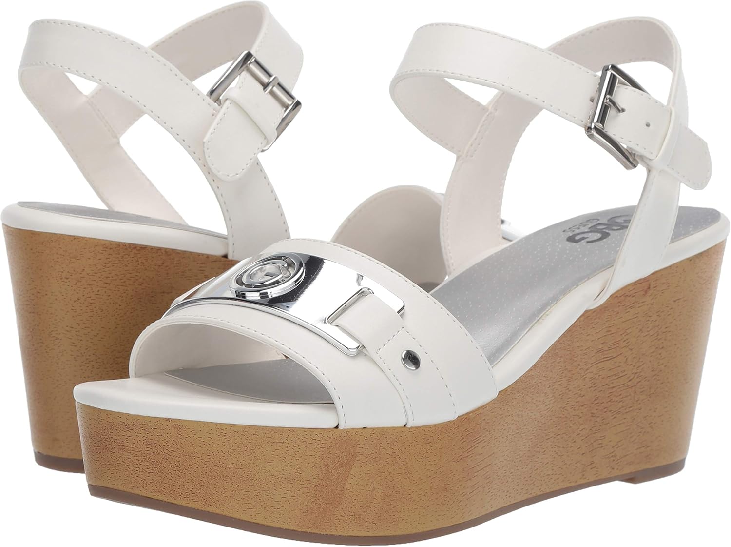 g by guess danna platform wedge sandals