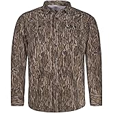 Mossy Oak Mens Men's Tibbee Technical Lightweight Camo Hunting Shirt