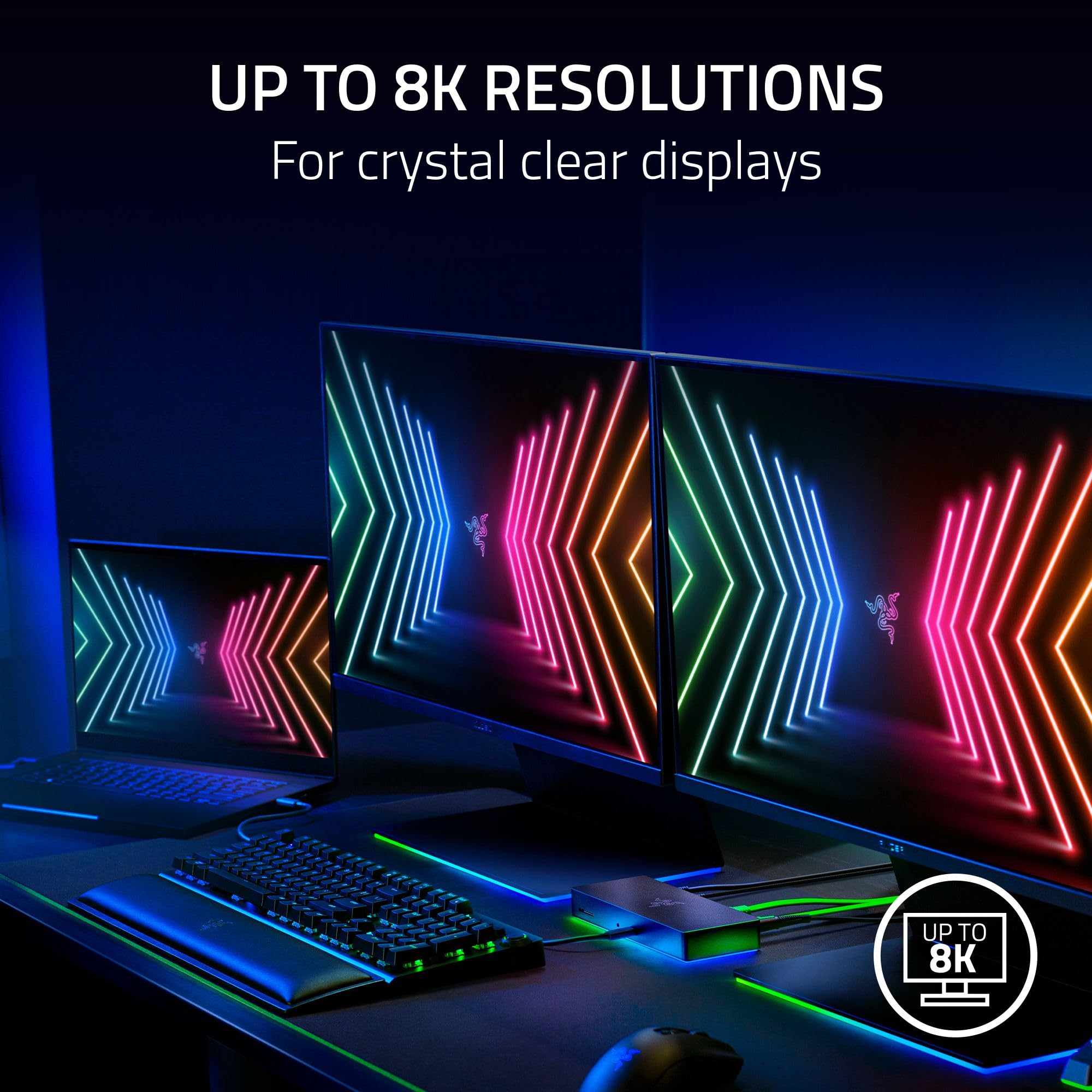 Thunderbolt 4 Cable (0.8m / 2.5ft): Up to 40 Gigabits Per Second - Up to 8K Resolutions - Up to 100W Charging - Compatible with Windows PC/Mac/Thunderbolt 3 Devices - Black