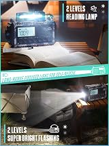 ROCAM Emergency Radio 12000mAh SOS Alarm Wind Up Solar AM/FM/SW IPX6 view 5