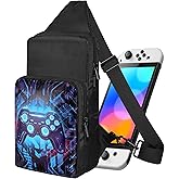 Gurgitat Travel Bag for Nintendo Switch 2 2025/Switch/Lite/OLED - Cute Sling Crossbody Shoulder Carrying Storage Backpack for Teens for Nintendo Accessories Storage, Game
