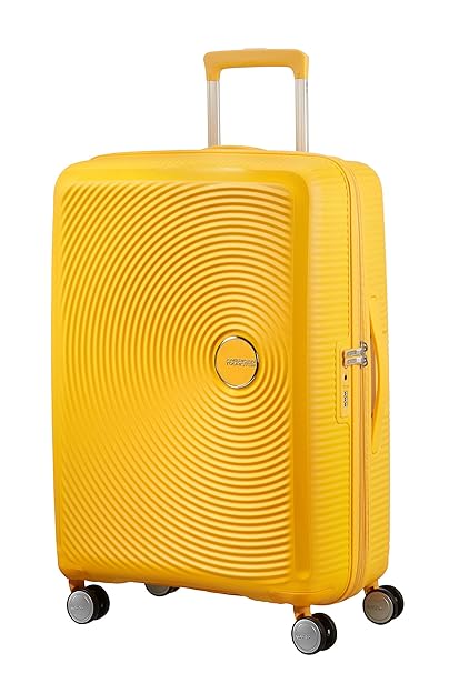American Tourister - Soundbox Spinner Erweiterbar, 67cm, 71,5/81 L - 3,7 KG, Gelb (Golden Yellow)
