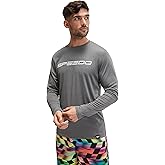 Speedo Men's Uv Swim Shirt Graphic Long Sleeve Tee