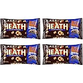 Heath English Toffee Bits - 8 oz - Bits O' Brickle - Pack of 4-32 Total oz of Bits - Plenty to Share and Stock the Pantry - F