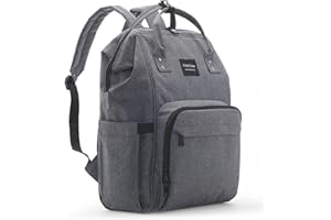 Kiddycare Diaper Bag Backpack|Baby Diaper Bags with Changing Station for Mom | Multipurpose Waterproof Travel Backpack Tote Bag for Maternity Baby Bags Enormous for Unisex, Stylish | Dark Gray