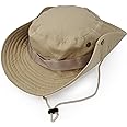 Outdoor Wide Brim Sun Protect Hat, Classic US Combat Army Style Bush Jungle Sun Cap for Fishing Hunting Camping