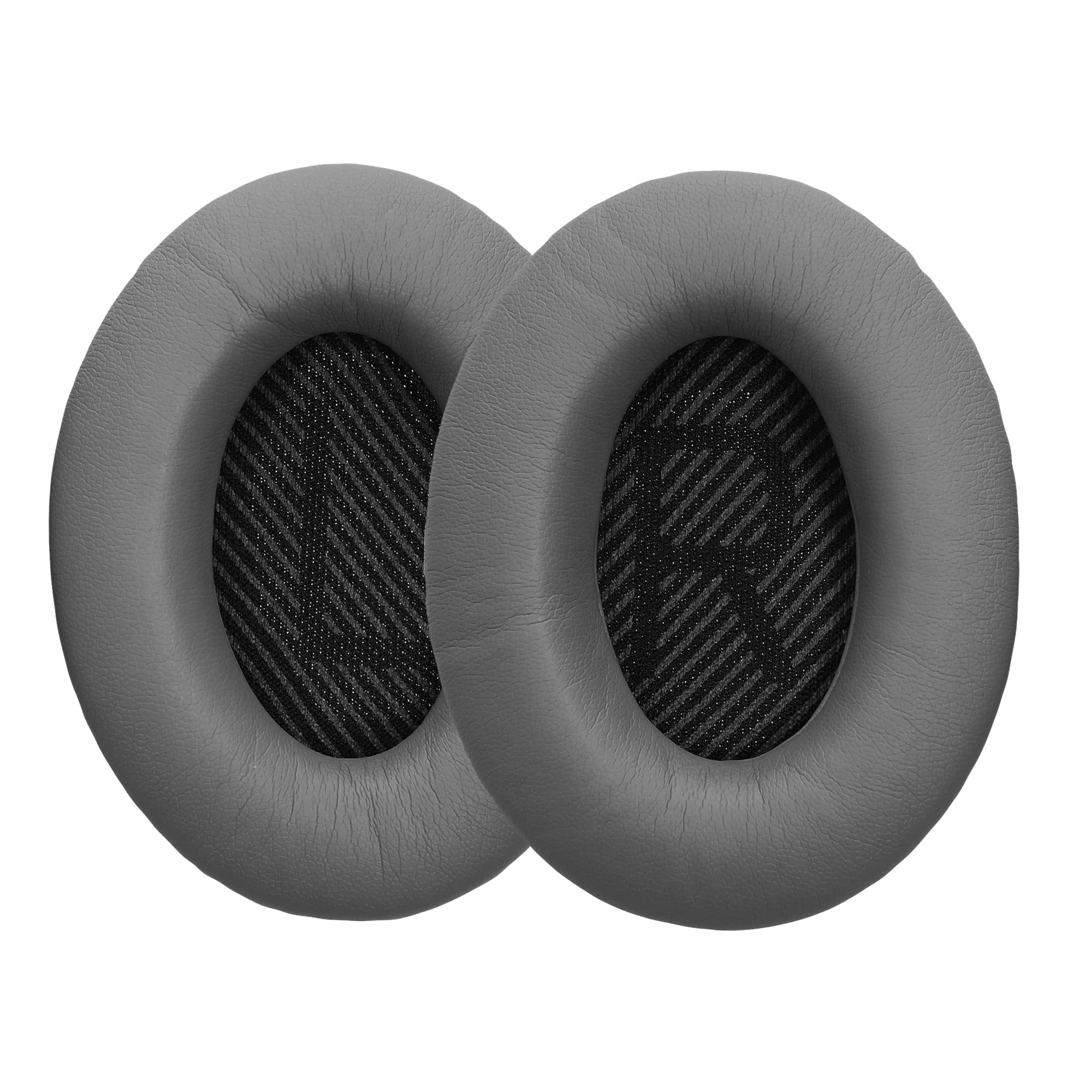 kwmobile Ear Pads Compatible with Bose Quietcomfort 35 35II 25 15 / QC35 QC35II QC25 QC15 Earpads - 2x Replacement for Headphones - Light Grey