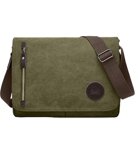 Portafolios Para Hombre, VASCHY Bolsa Para Laptop Para Hombre Bolsa De