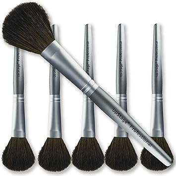 Chileelove 9 Pcs Marble Stripe Pro Makeup Brushes Kits Blush Bulk