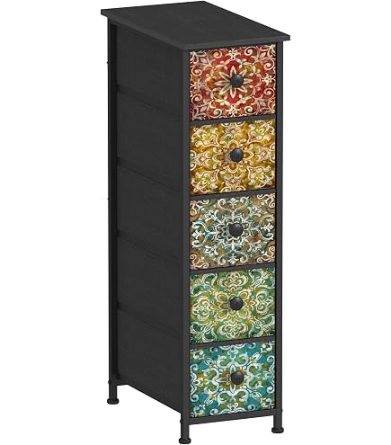 Amazon.com: Tohomeor Narrow Storage Dresser Slim Dresser with