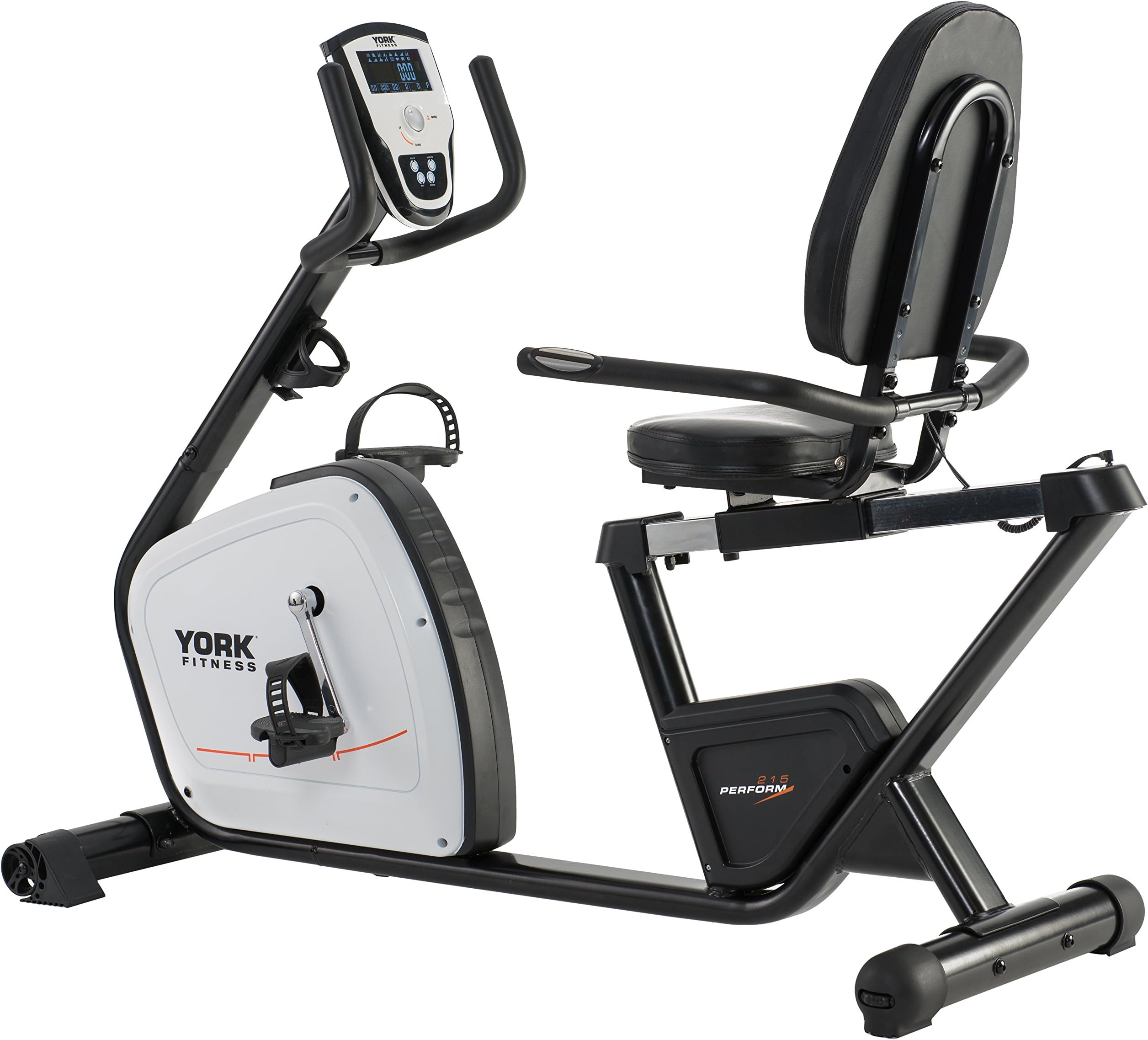 York Fitness White Perform 215 Recumbent Cycle