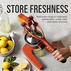 Zulay Kitchen Cast-Iron Orange Juice Squeezer
