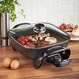 VonShef Electric Frying Pan 5L 30cm Multi Cooker 1500W Non-Stick view 2
