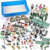 WinnerWhy Sand Tray Basic Portable Starter Kit Sandtray Portable Starter Kit Includes Tray, Sand, and 136 Miniatures