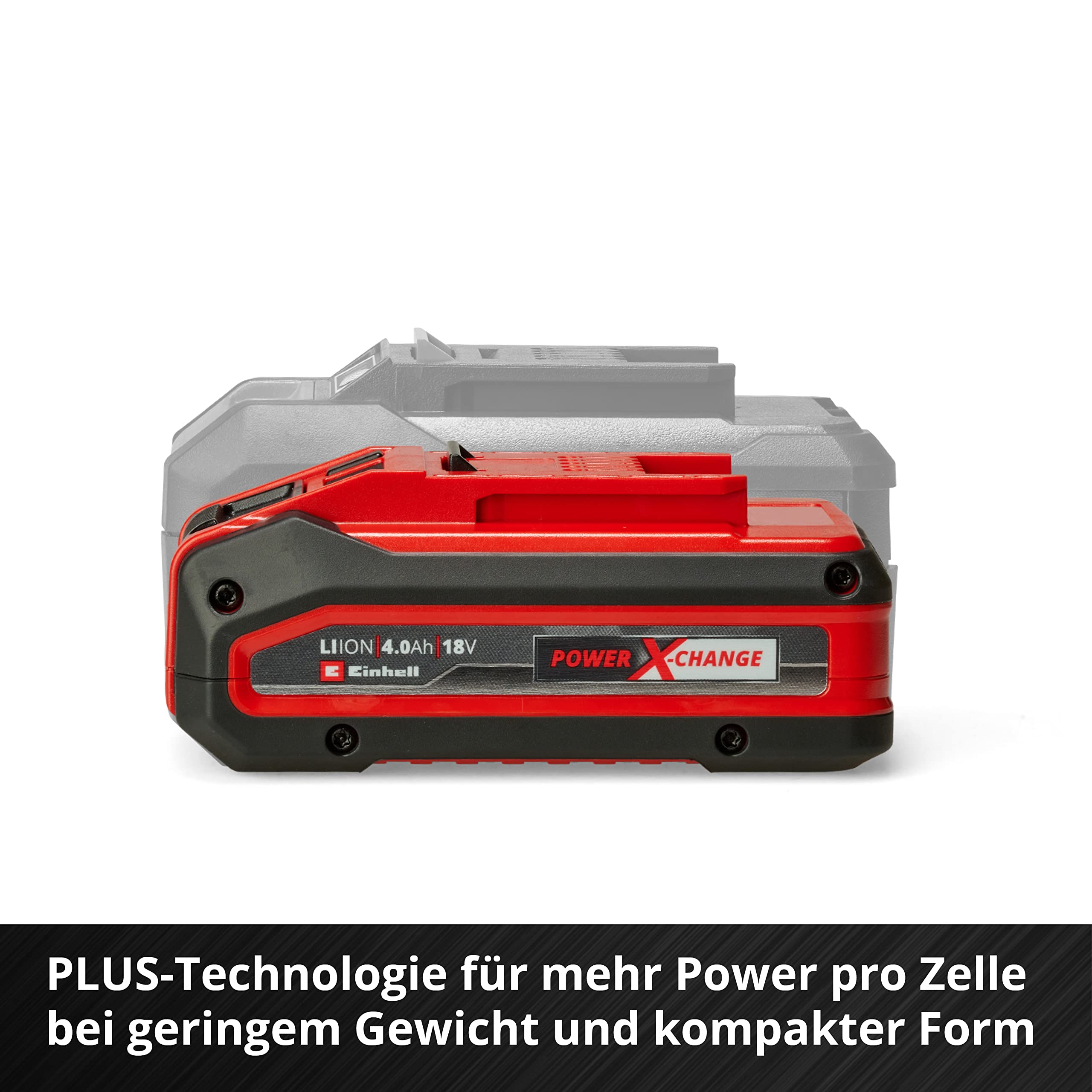 Original Einhell 18V 4,0 Ah Power X-Change Plus (18V Akku, universell verwendbar für alle PXC-Geräte, ohne Selbstentladung, 3-Stufen-LED Ladestandskontrolle, angepasste Ladezyklen, ohne Ladegerät) 5