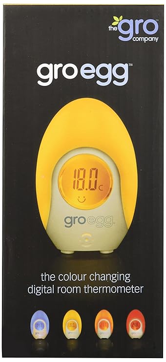the gro company groegg colour changing room thermometer