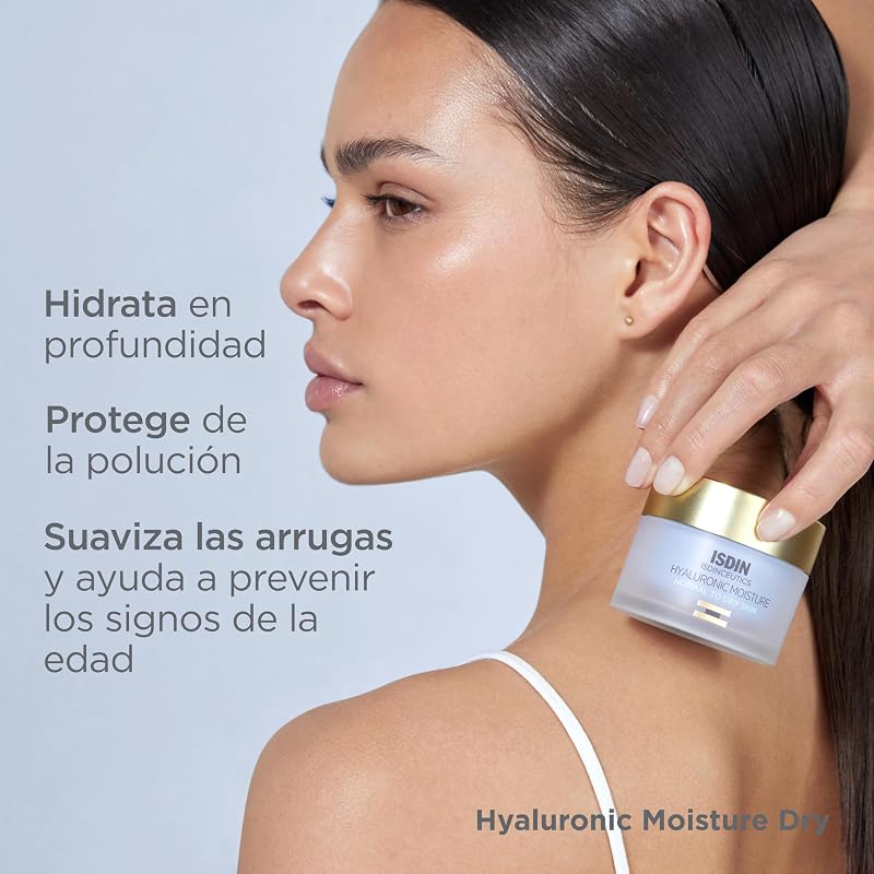 Isdinceutics Hyaluronic Moisture Normal, Crema Hidratante para Piel Normal a Seca con Ácido Hialurónico, 50 g — foto 3 de 7