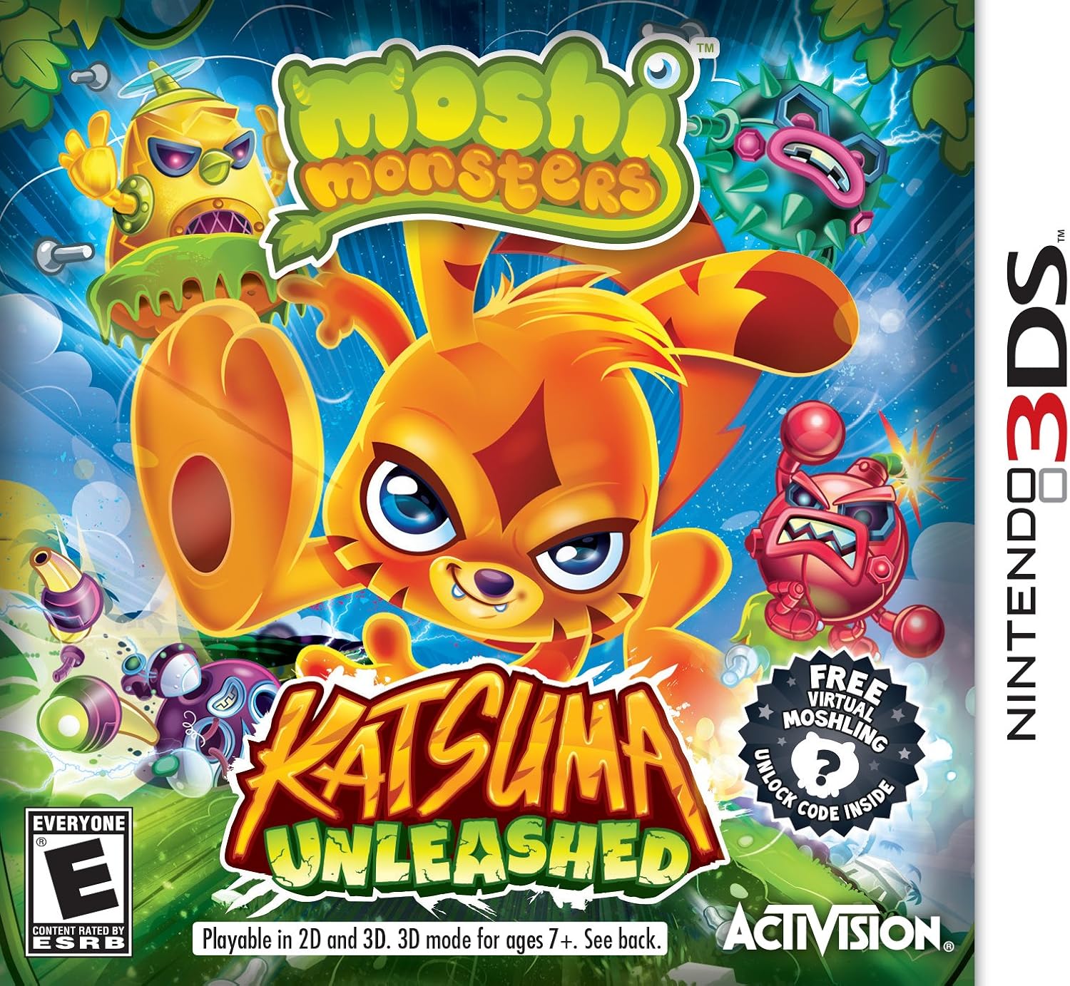 moshi monsters katsuma unleashed ds