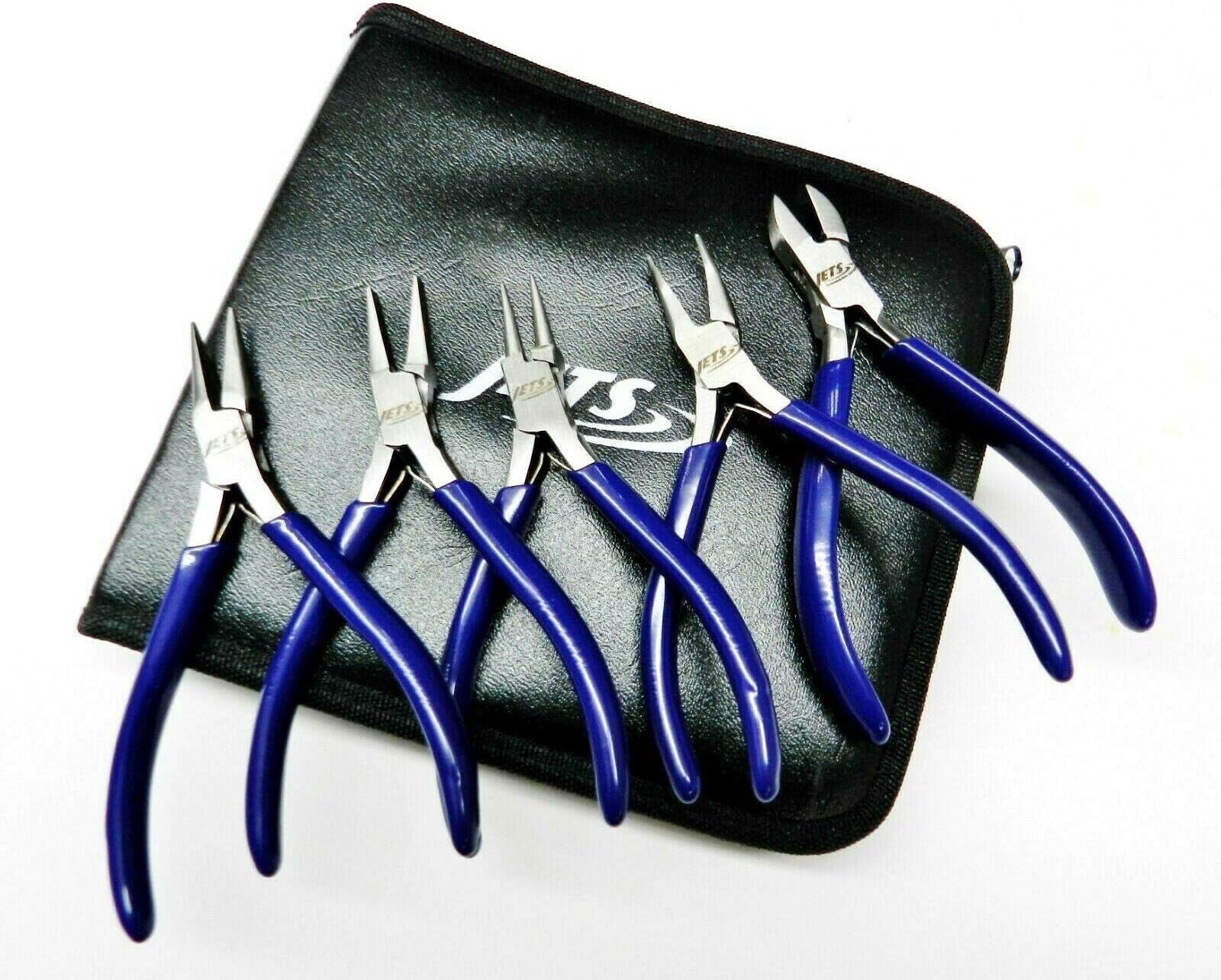 Jewelry Making Pliers Set Wire Work Hobby Crafts Jewelers Kit 5 Piece 4-3/4 Long