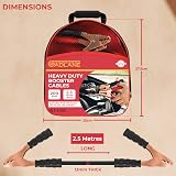 GADLANE 2.5m Car Jump Leads 200Amp Heavy Duty Clamps 2.5 Metres view 4