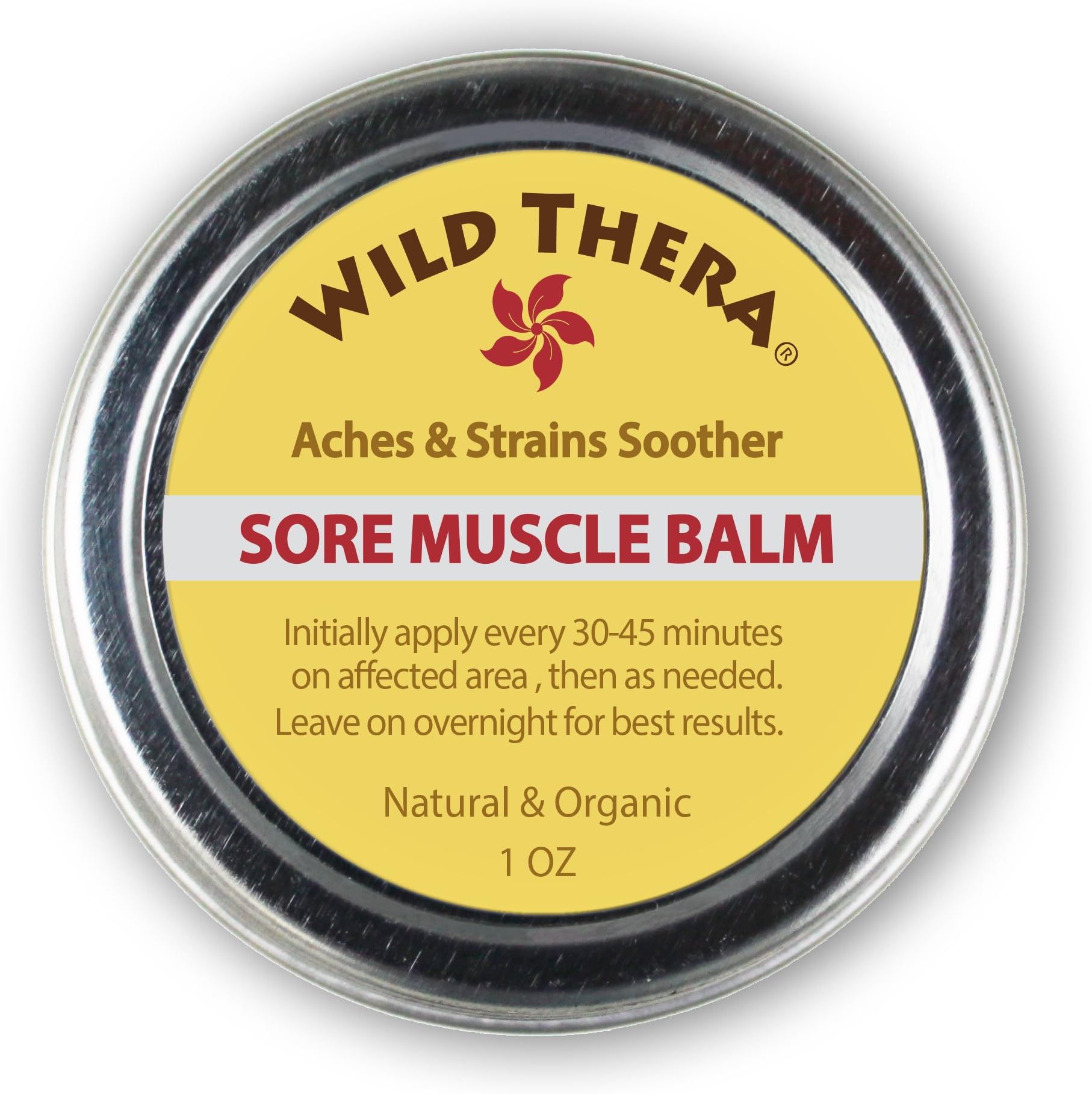 Wild Thera Concentrated Natural Pain Relief Cream for Muscle Aches, Knee Pain, Leg Pain, Back Pain, Heel Pain, Tennis Elbow. Use with Carpal Tunnel Brace, Pain Relief Patch & After TENS Machine.