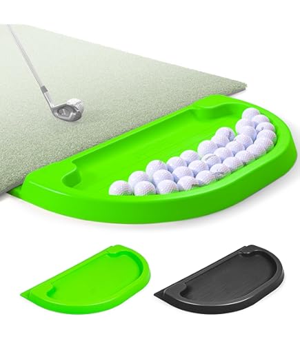 Tapis De Golf De Frappe TOSOZE 5x4ft - épais, Impact Premium, Vert, Avec Caoutchouc Et Gazon