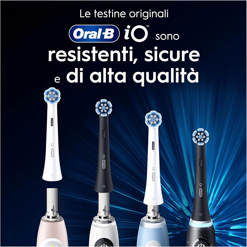 Testine di Ricambio iO Gentle Care, Nere, 6 Ricambi