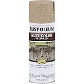 Rust-Oleum 223524 Stops Rust Multi-Color Textured Spray Paint, 12 oz, Desert Bisque