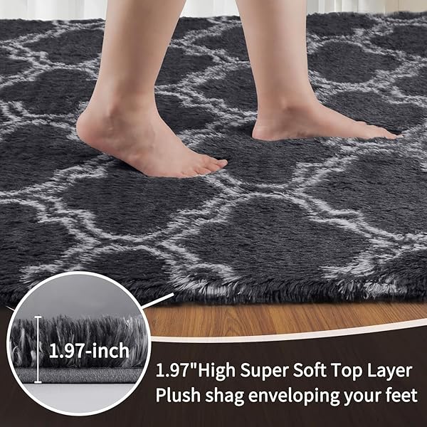 SOUR LEMON AREA RUGS 9X12 LIVING ROOM, LARGE AREA RUG SHAG SHAGGY CARPET SOFT PLUSH FURRY BEDSIDE RUG, MACHINE WASHABLE AREA RUGS FOR BEDROOM KIDS GIRLS BOYS HOME DECOR ANTI SLIP