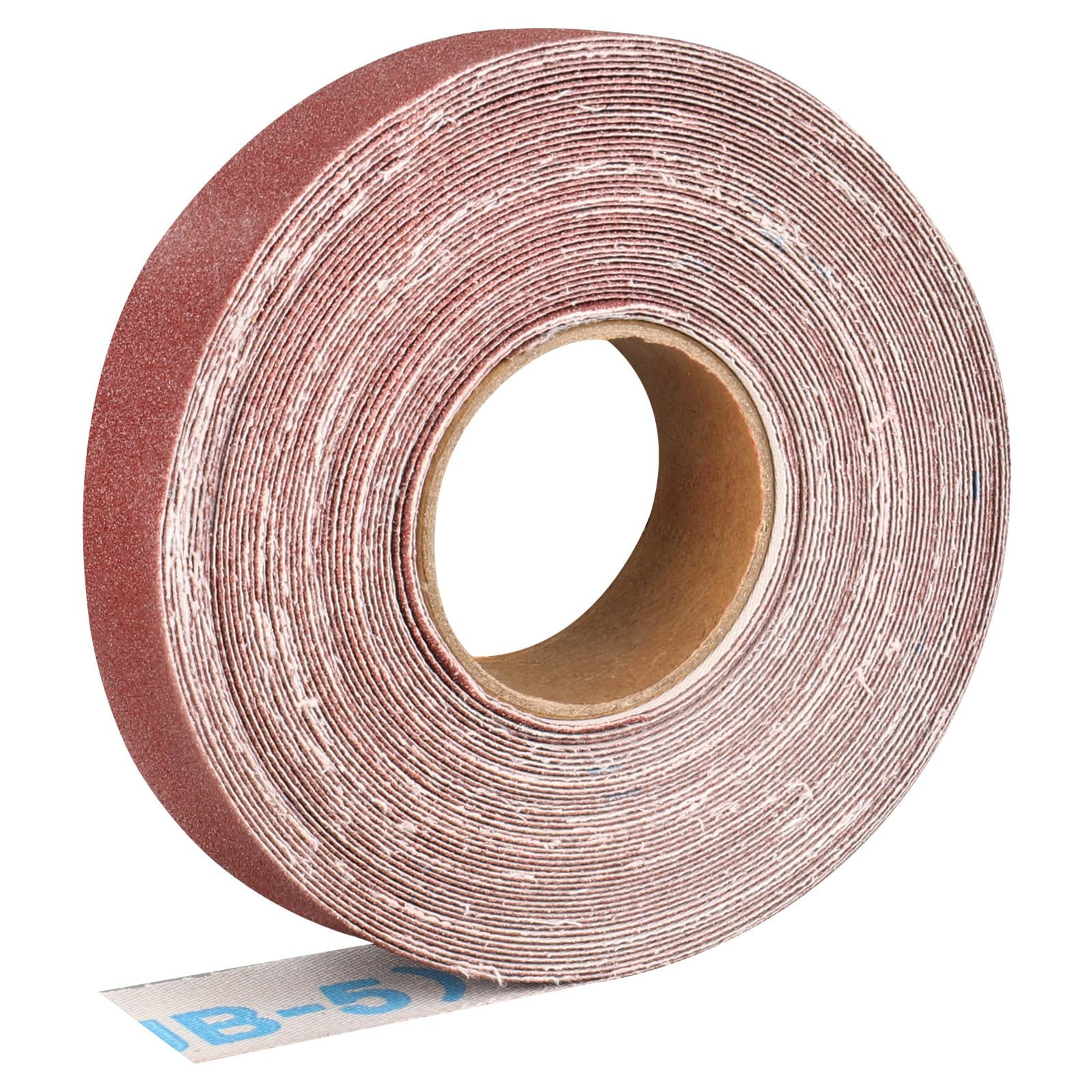 Shineboc sandpaper roll 2.5cmx10m 120 grit aluminum oxide sandpaper, suitable for sanding, wood, furniture finishing, stainless steel and automotive body processing