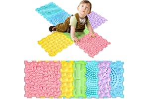 Edusense Sensory Mat for Autistic Children Massage Game Mats Puzzle Play Mats Textured Sensory Floor Tiles for Kids Toddlers Sensory Room Must Have
