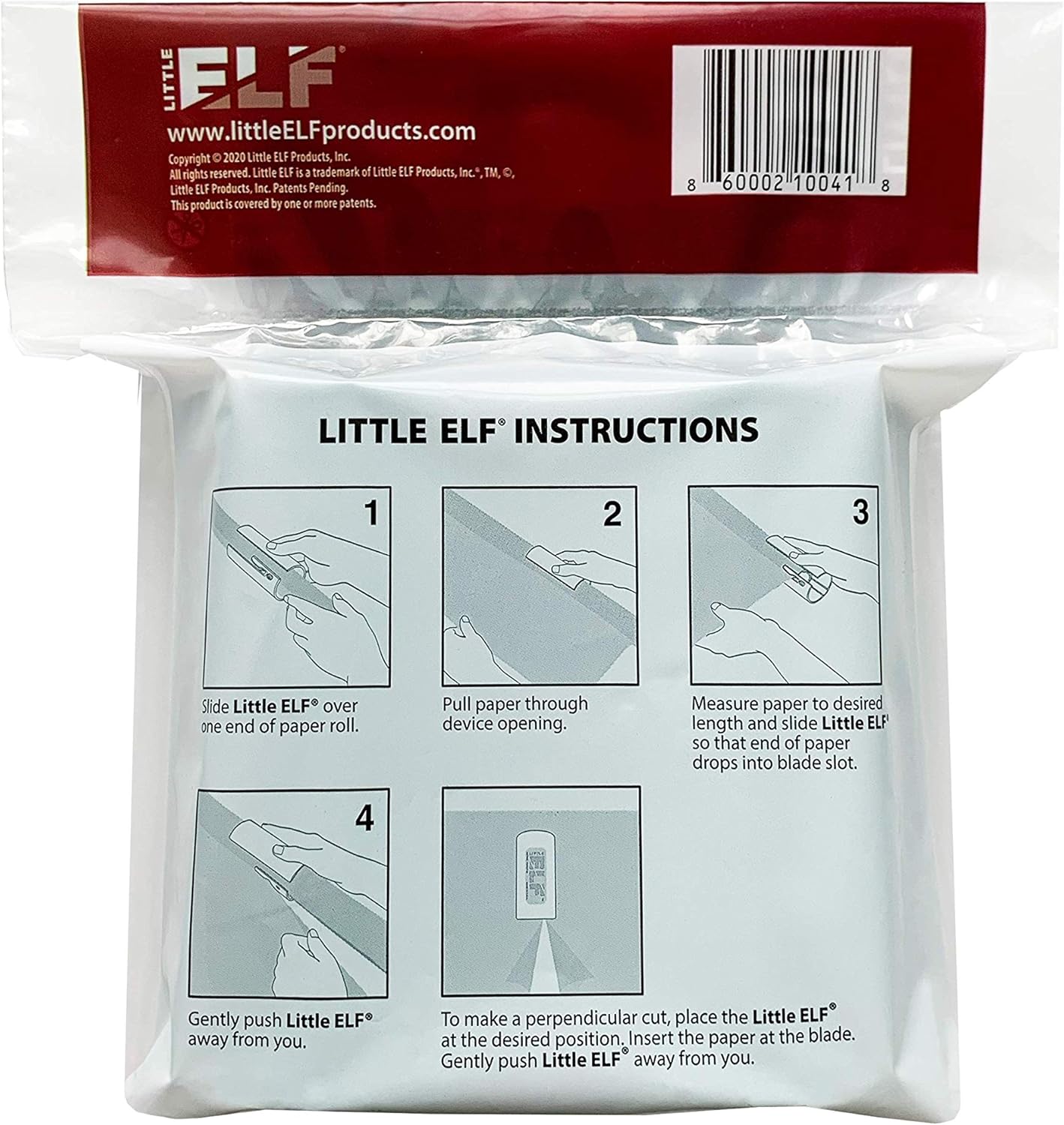 The Original Little Elf Gift Wrap Cutter 2 Pack As Seen On Shark Tank Wrapping Paper Cutter Amazon Co Uk Kitchen Home