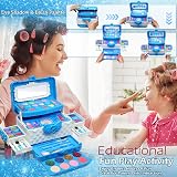 EVACOK Kids Makeup Sets Princess Beauty Toy Safe Non-Toxic 4 to 10 Years view 3