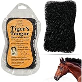 Epona Tiger&rsquo;s Tongue Horse Groomer &ndash; Deep Cleaning Scrubber &amp; Massager for Horses &ndash; Removes Dirt, Dried Sweat Marks &amp; Dander &ndash; Gentle Grooming Tool for Body, Legs &amp; White Markings