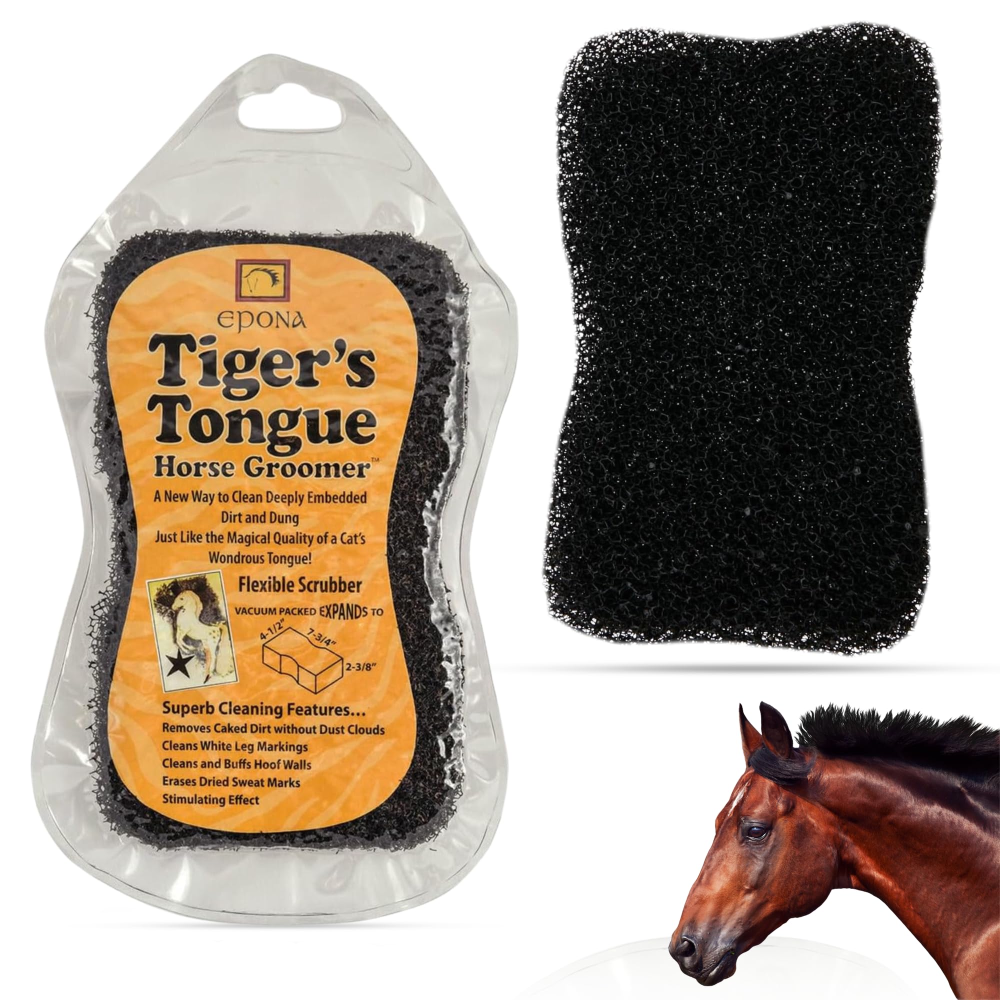 EPONA Tiger's Tongue Horse Groomer