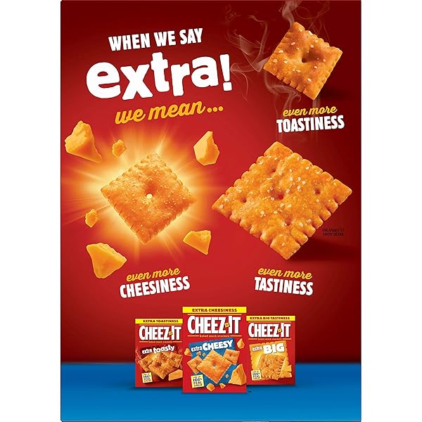 CHEEZ-IT BAKED SNACK CHEESE CRACKERS, WHITE CHEDDAR, FAMILY SIZE, 21 OZ BOX