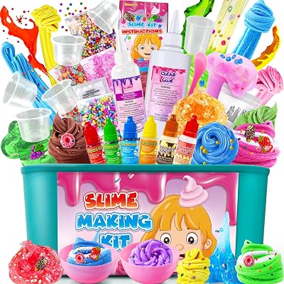 YOPINSAND Ice Cream DIY Slime Kit 26-Piece Butter Cloud Slime Add-ins