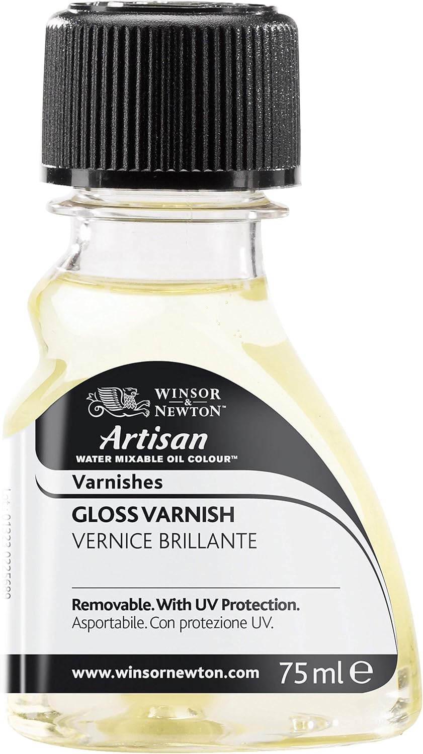 Winsor & Newton 3021721 75 ml Artisan Water Mixable Gloss Varnish Medium, Clear, 75 ml (Pack of 1)