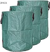 RAM Heavy Duty Garden Waste Bags 272 Litre 3 Sacks Industrial Handles view 3