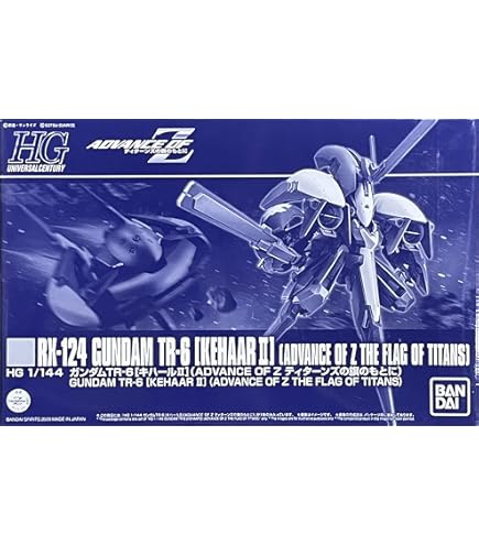 Amazon.com: RX-124 GUNDAM TR-6 [HAZE'N-THLEYⅡ RAH](Advance of Z