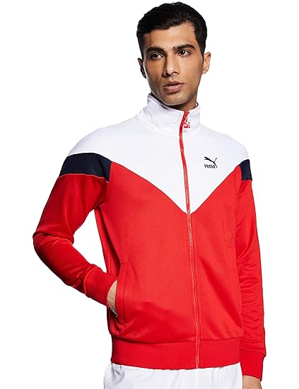 puma track jacket red